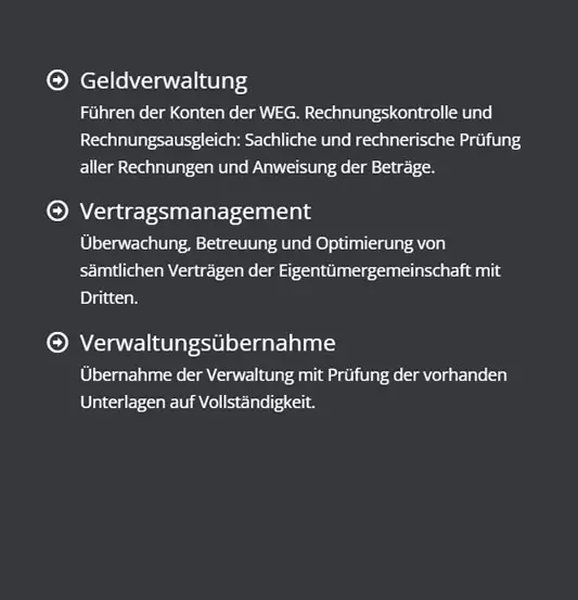 Geldverwaltung Vertragsmanagement 