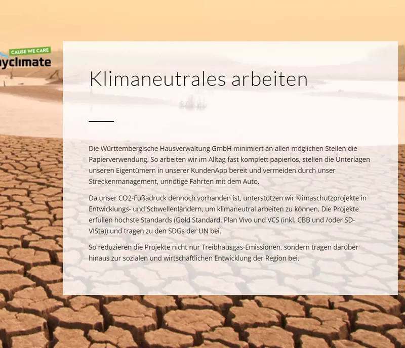 Klimaneutrale WEG Verwaltung in  Ditzingen
